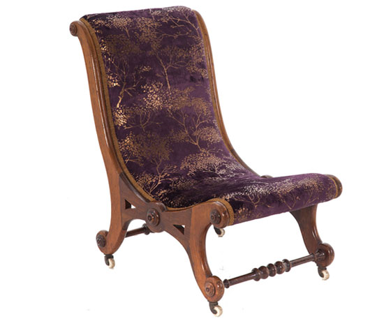 Victorian-Slipper-Nursing-Chair