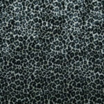 Snow Leopard Velvet Fabric