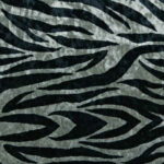 Zebra Velvet Fabric