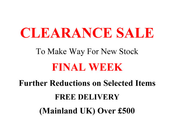 Clearance Sale Final Week