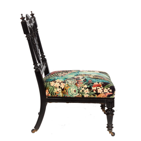 Victorian Ebonised Nursing Chair