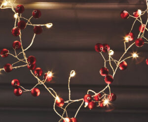 Red Berry Christmas Lights