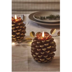 Pinecone Candle Battery Operated